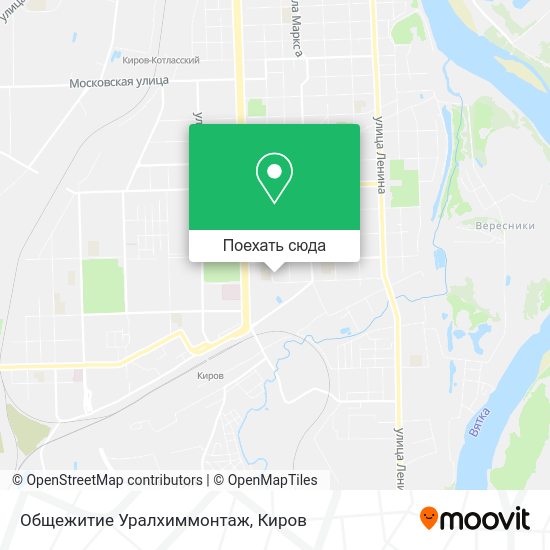 Карта Общежитие Уралхиммонтаж