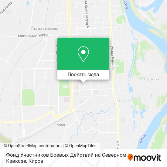 Карта Фонд Участников Боевых Действий на Северном Кавказе