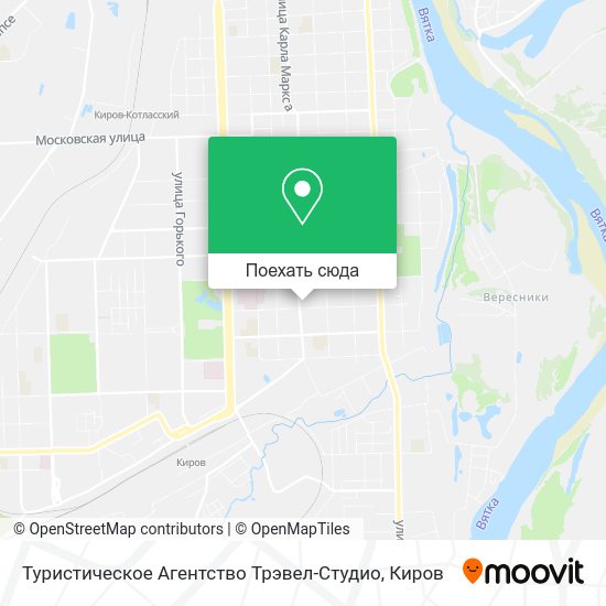 Карта Туристическое Агентство Трэвел-Студио
