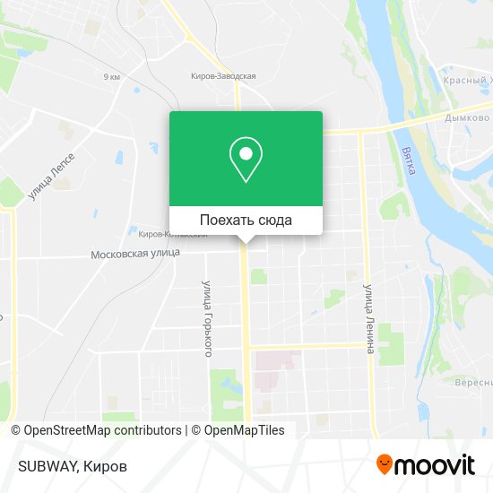 Карта SUBWAY