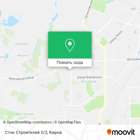 Карта Сток Строителей 5/2