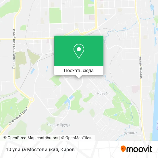 Карта 10 улица Мостовицкая
