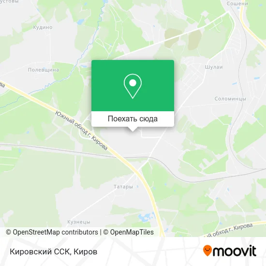 Карта Кировский ССК