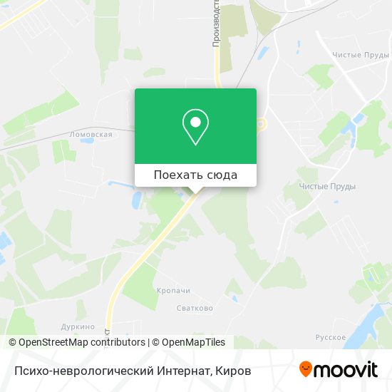 Карта Психо-неврологический Интернат