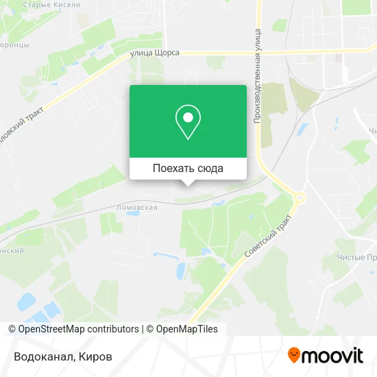 Карта Водоканал