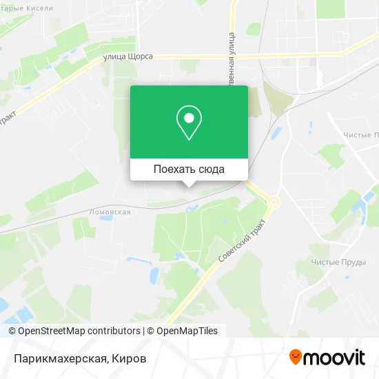 Карта Парикмахерская