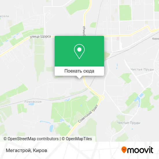 Карта Мегастрой