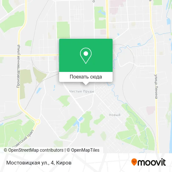 Карта Мостовицкая ул., 4