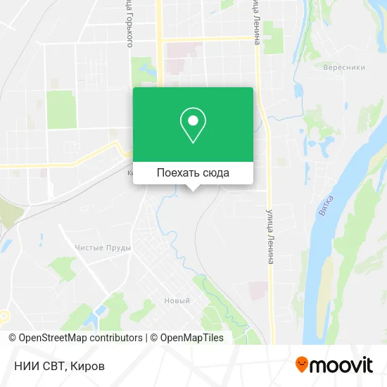 Карта НИИ СВТ