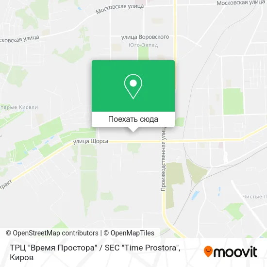 Карта ТРЦ "Время Простора" / SEC "Time Prostora"