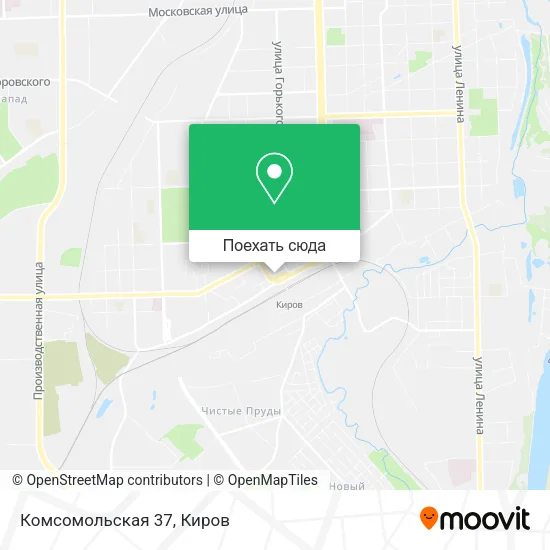 Карта Комсомольская 37