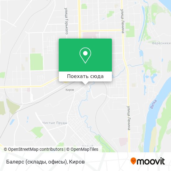 Карта Балерс (склады, офисы)