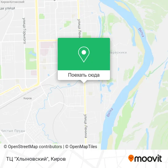 Карта ТЦ "Хлыновский"