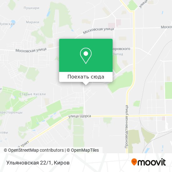 Карта Ульяновская 22/1