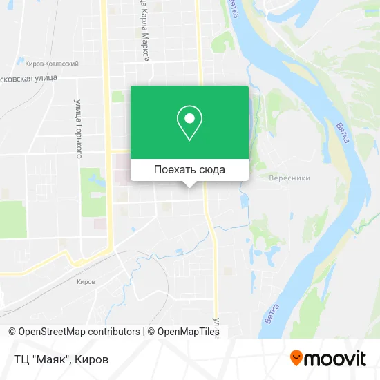 Карта ТЦ "Маяк"