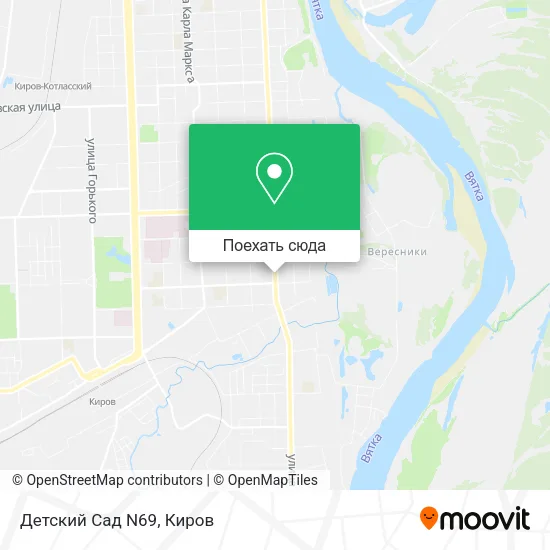 Карта Детский Сад N69