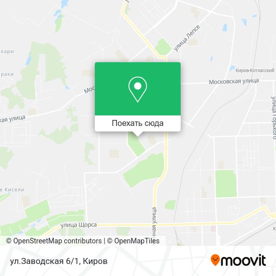 Карта ул.Заводская 6/1