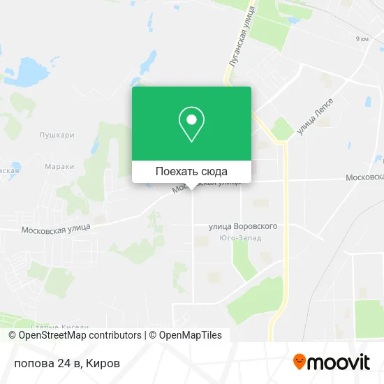 Карта попова 24 в