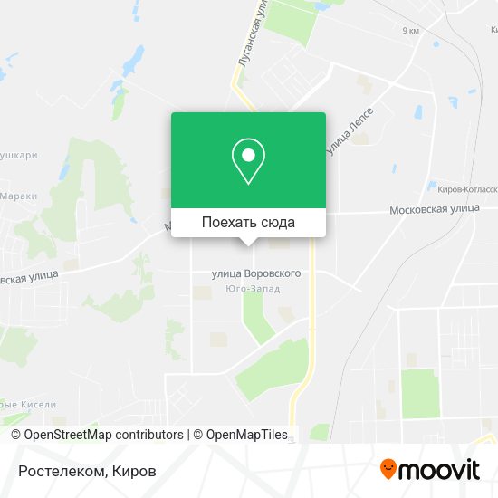 Карта Ростелеком