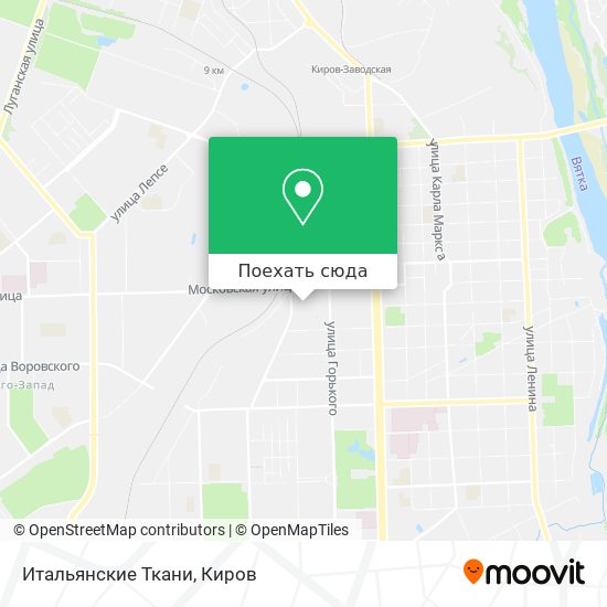 Карта Итальянские Ткани