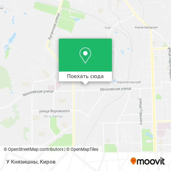 Карта У Князишны