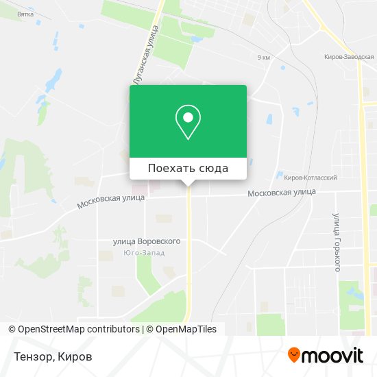 Карта Тензор