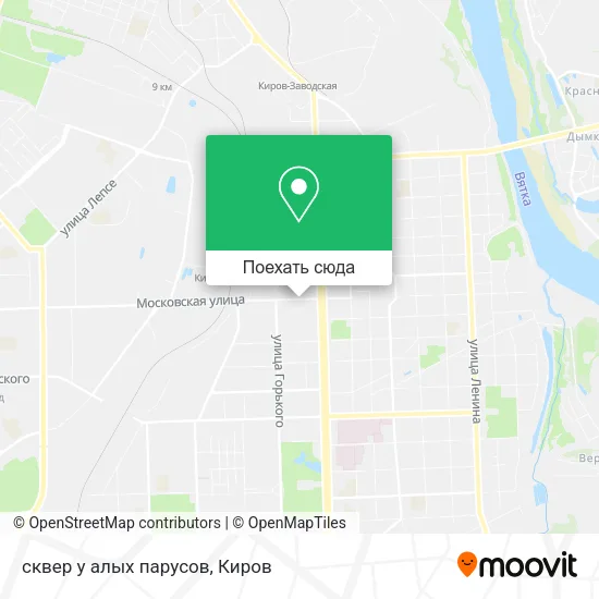 Карта сквер у алых парусов
