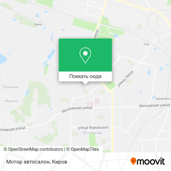 Карта Мотор автосалон