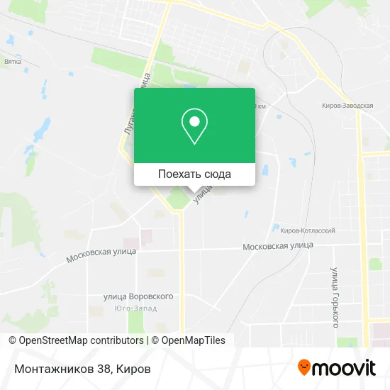 Карта Монтажников 38