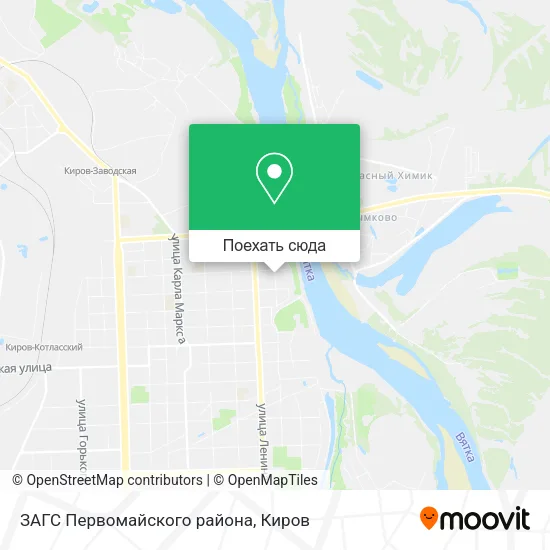 Карта ЗАГС Первомайского района
