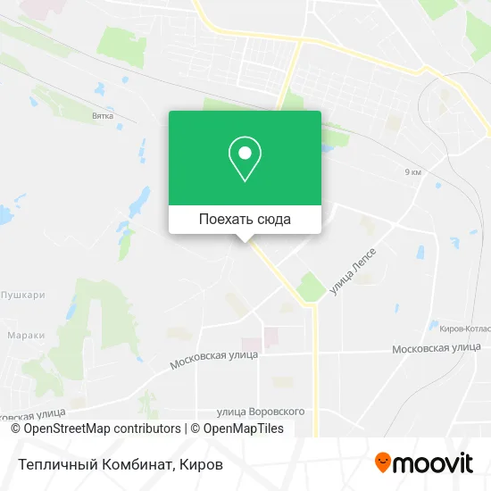 Карта Тепличный Комбинат