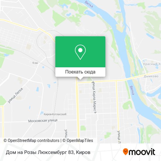 Карта Дом на Розы Люксембург 83