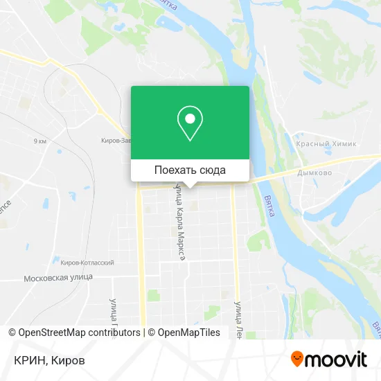 Карта КРИН
