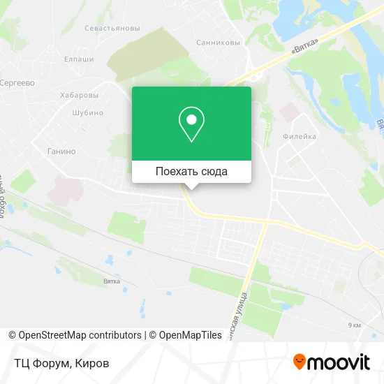 Карта ТЦ Форум