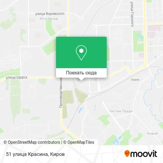 Карта 51 улица Красина