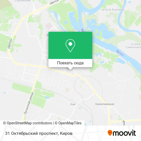 Карта 31 Октябрьский проспект