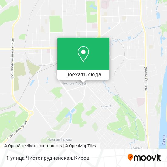 Карта 1 улица Чистопрудненская