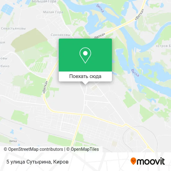 Карта 5 улица Сутырина