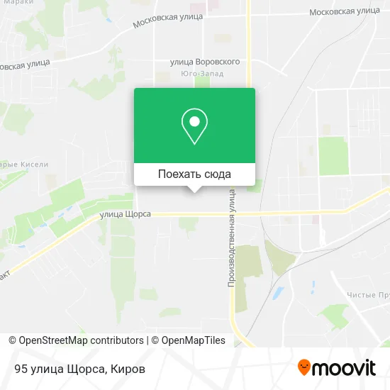 Карта 95 улица Щорса