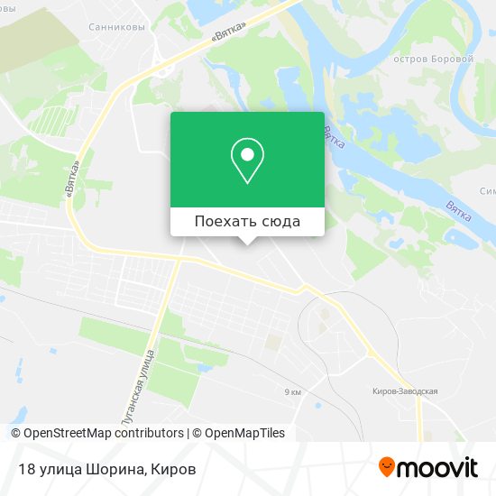 Карта 18 улица Шорина