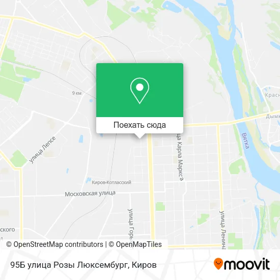 Карта 95Б улица Розы Люксембург