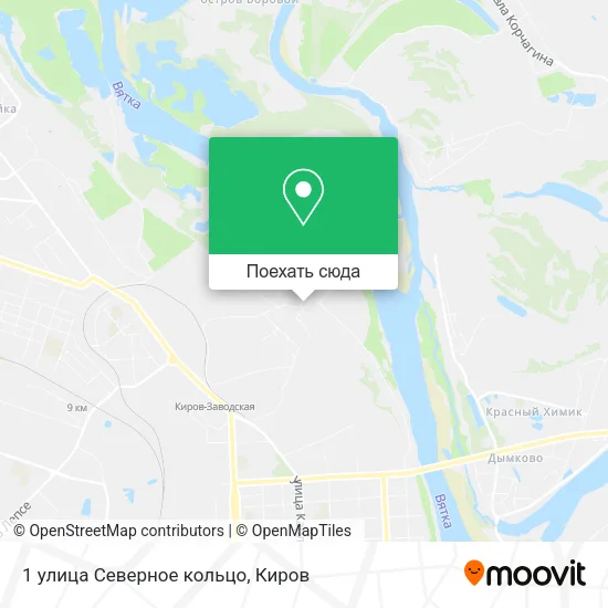 Карта 1 улица Северное кольцо