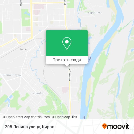 Карта 205 Ленина улица