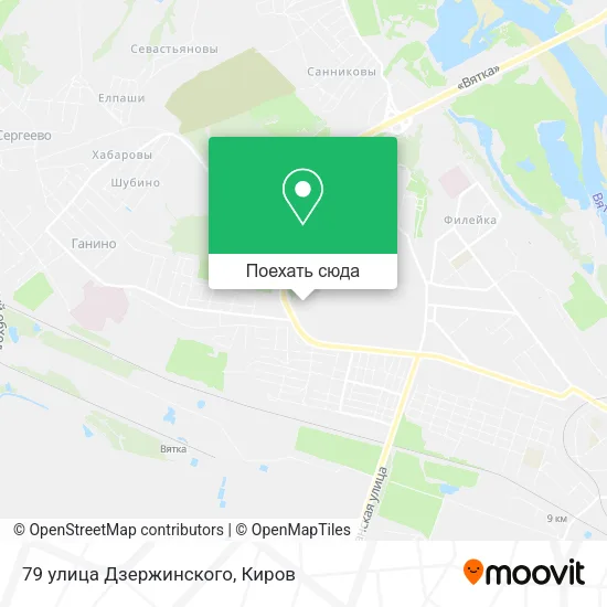 Карта 79 улица Дзержинского