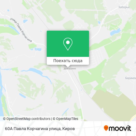 Карта 60А Павла Корчагина улица