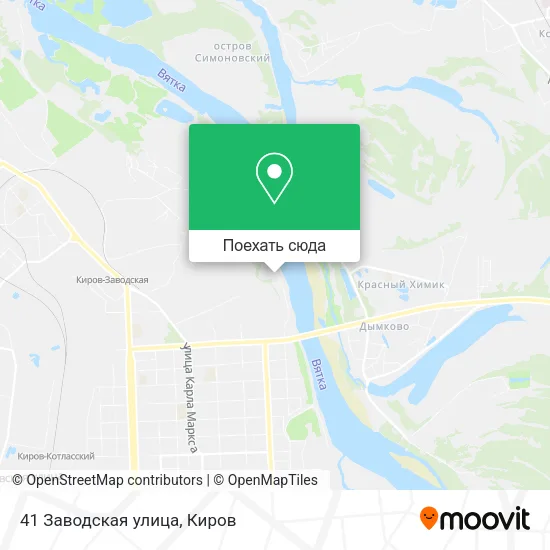 Карта 41 Заводская улица