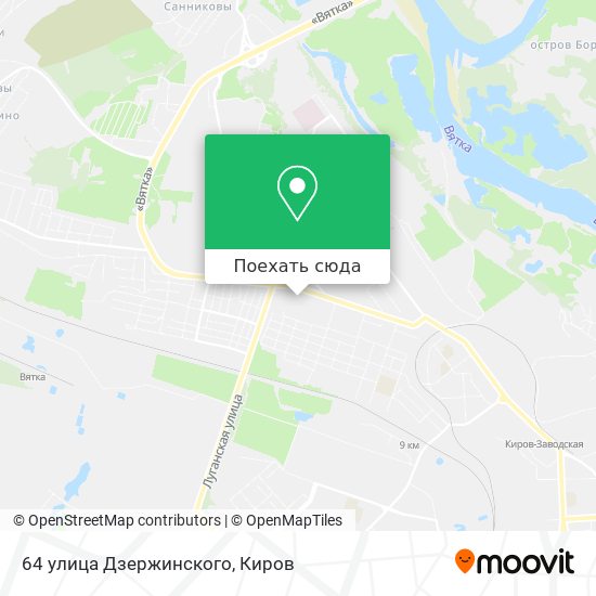 Карта 64 улица Дзержинского