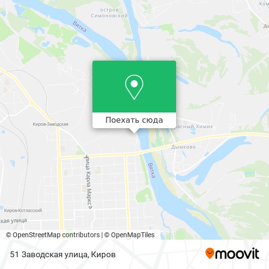 Карта 51 Заводская улица