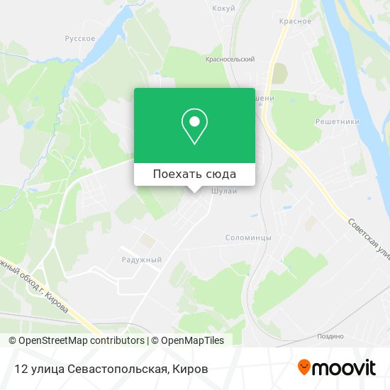 Карта 12 улица Севастопольская