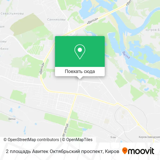 Карта 2 площадь Авитек Октябрьский проспект